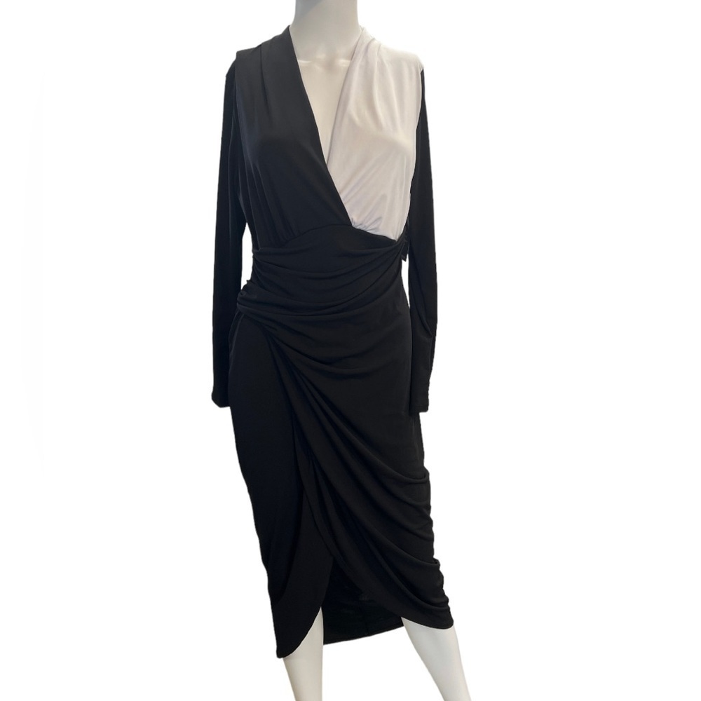 Boston‎ Proper Ruched Colorblock Maxi Dress Size S